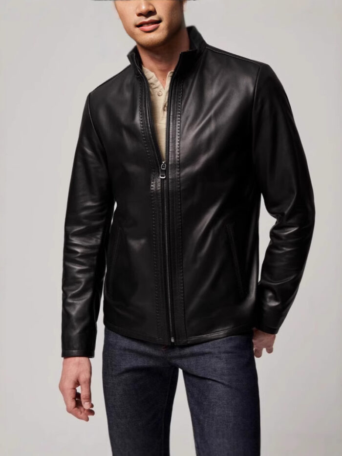 Men's American Leather Jacket Fashion